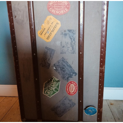 Unik gammel rejsekuffert