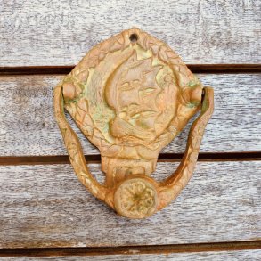 Smuk, gammel d�rhammer i bronze